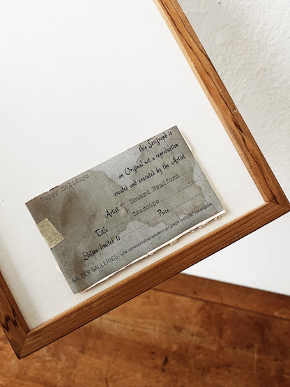 Vintage Howard Bradford Serigraph