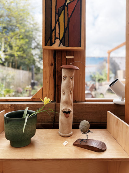 Vintage Ceramic Bird Feeder