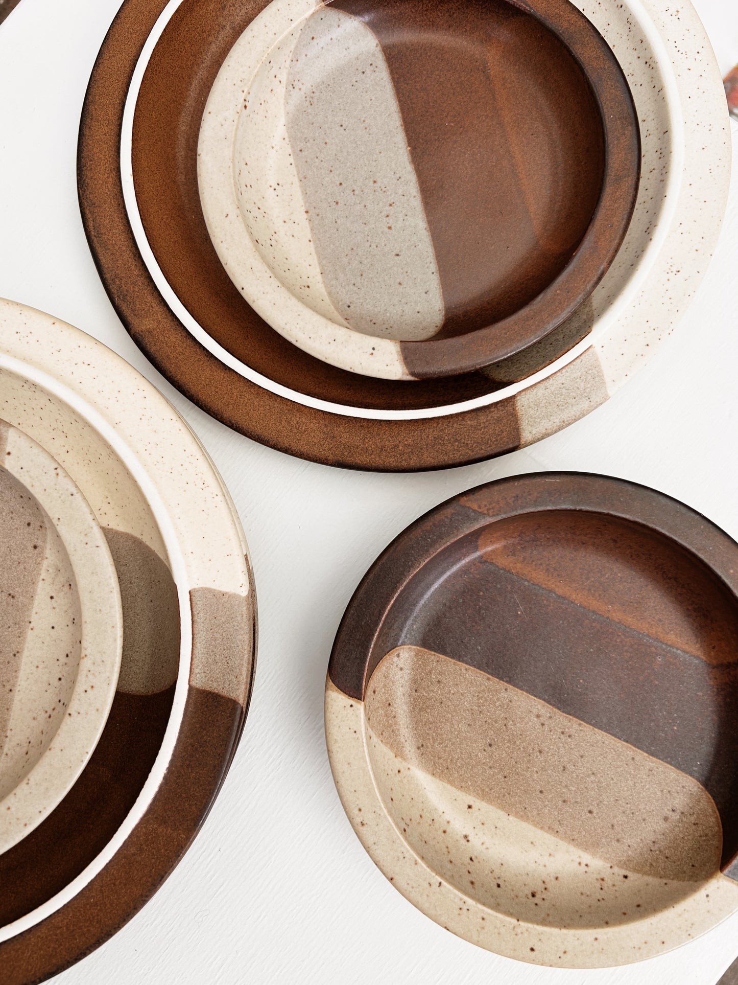 1970s Jim McBride for Fabrik Stoneware Plates