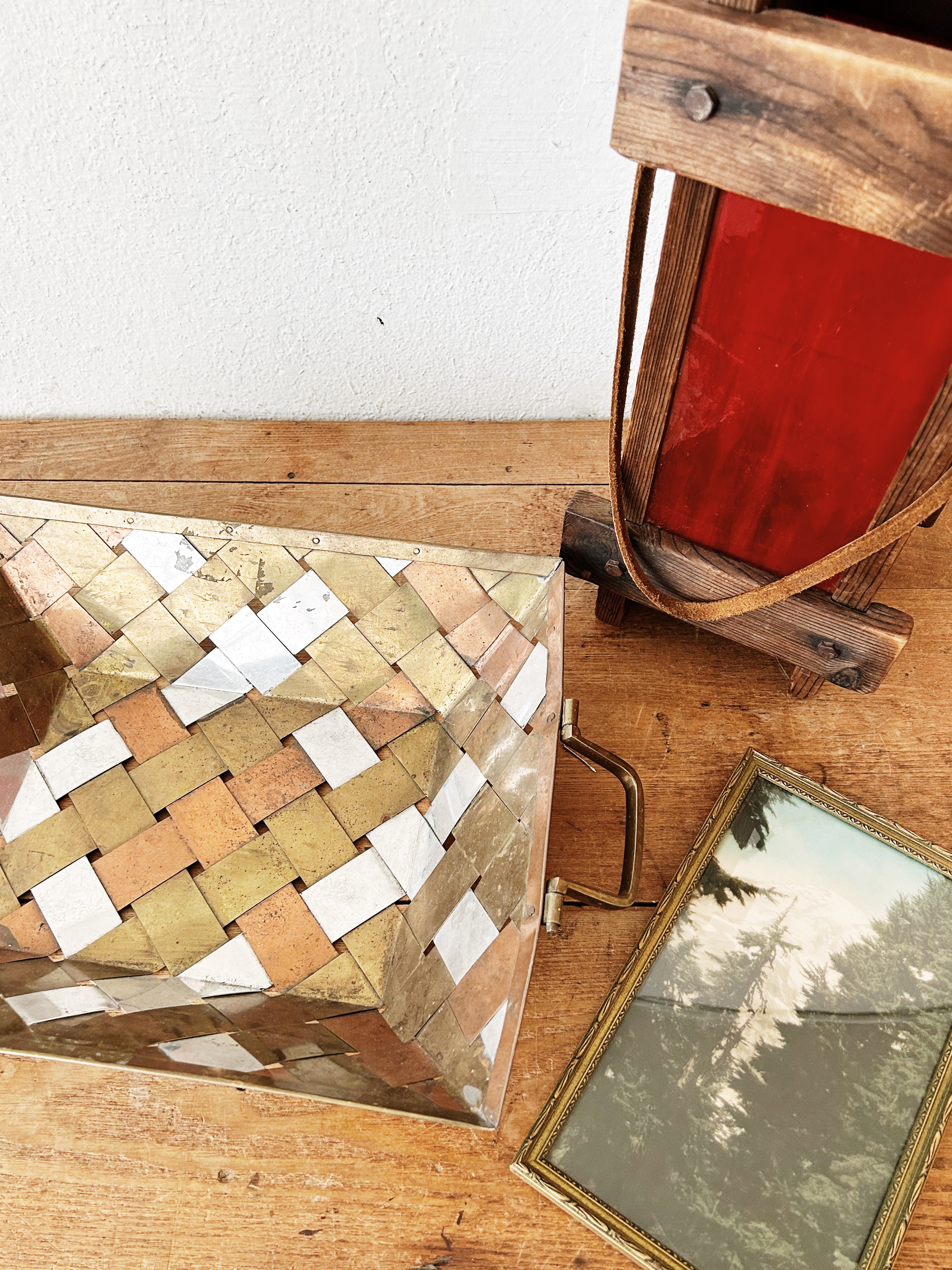 Maven Collective Woven Metal Basket - Thumbnail 4