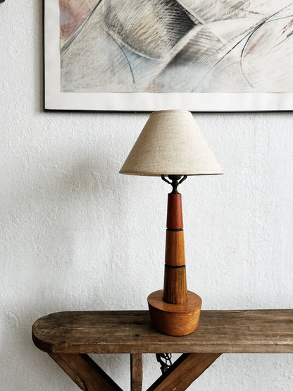 Vintage Folk Art Lamp