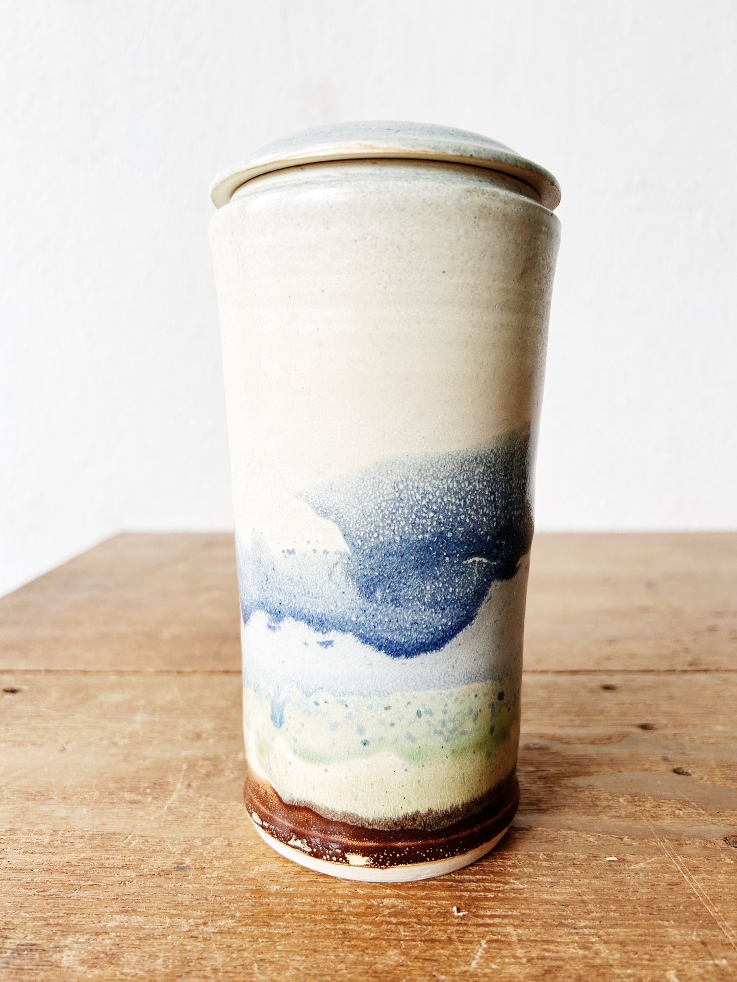 Lidded Handmade Ceramic Vessel