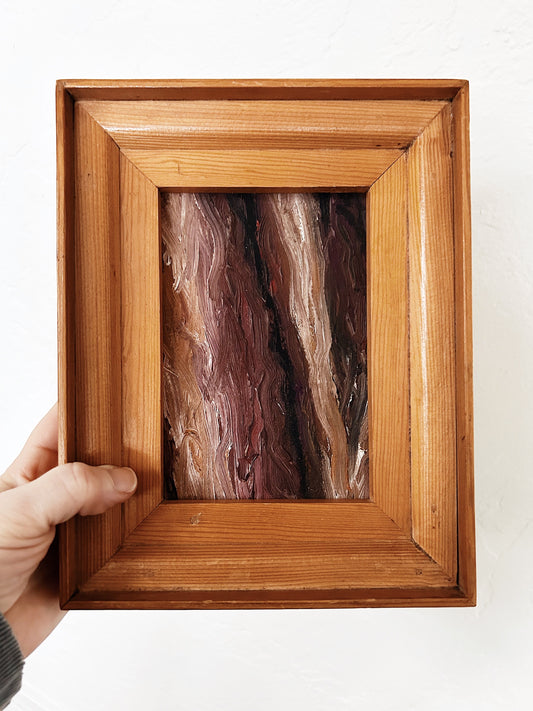 Vintage Abstract Oil Painting