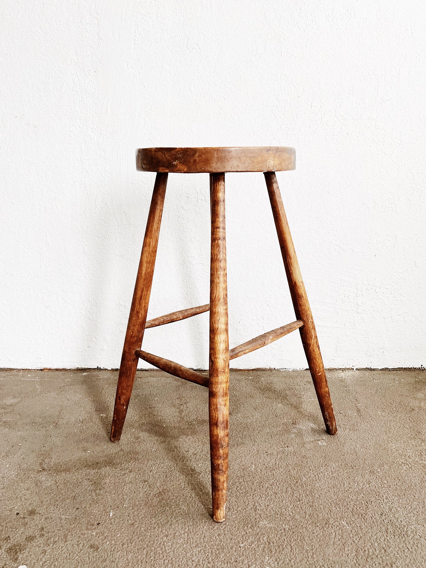 Primitive Maple Stool