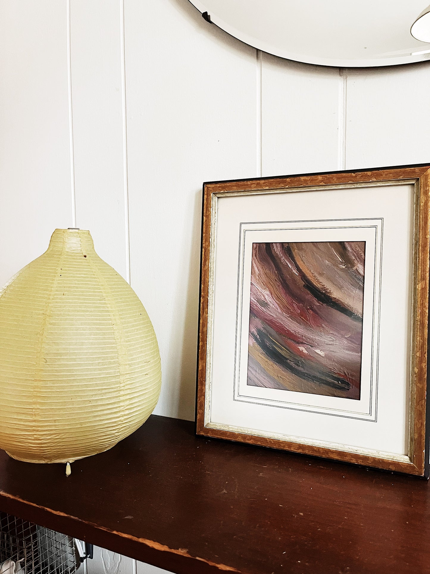 Vintage Abstract Oil Painting