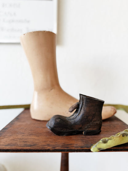 Folk Art Wooden Boot