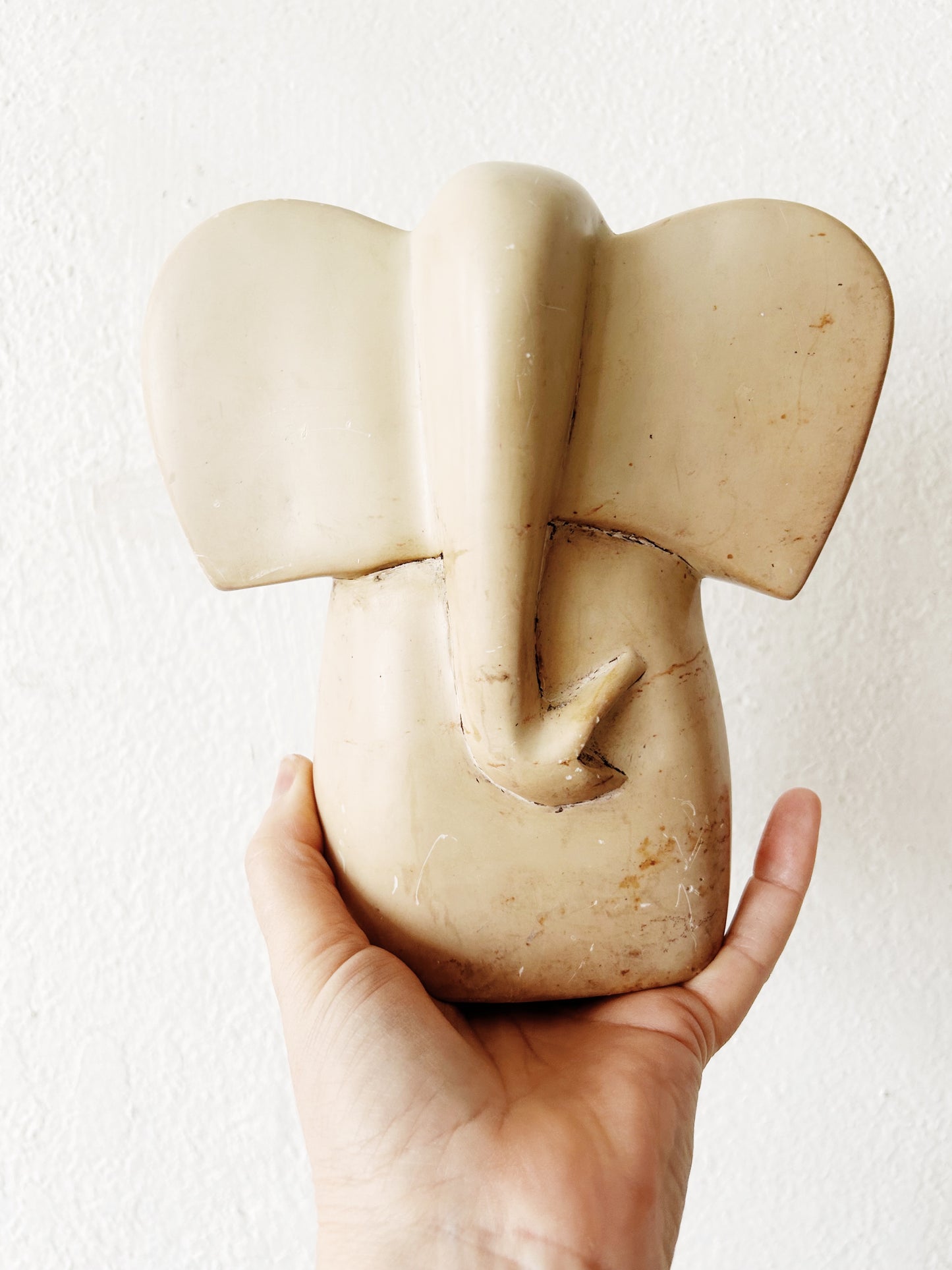 Vintage Soapstone Elephant