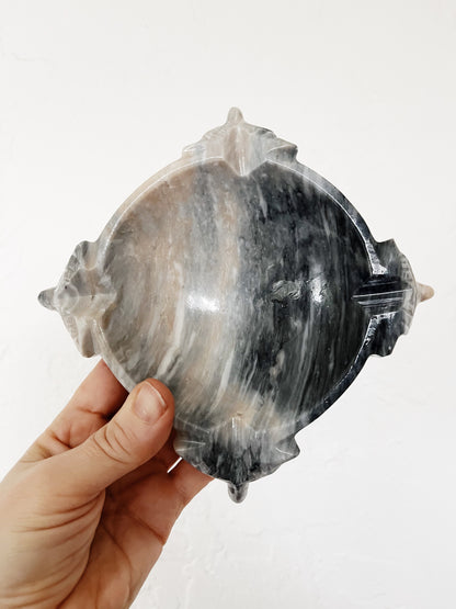 Vintage Marble Ashtray or Incense Bowl