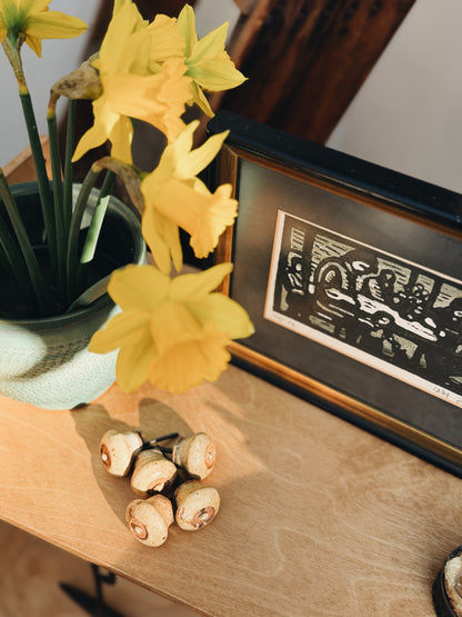 Vintage Clay Knobs