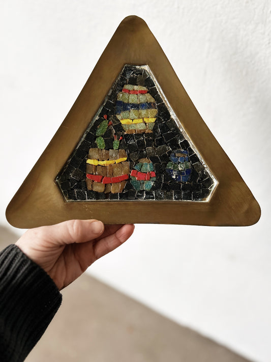 Vintage Mosaic Tile Dish