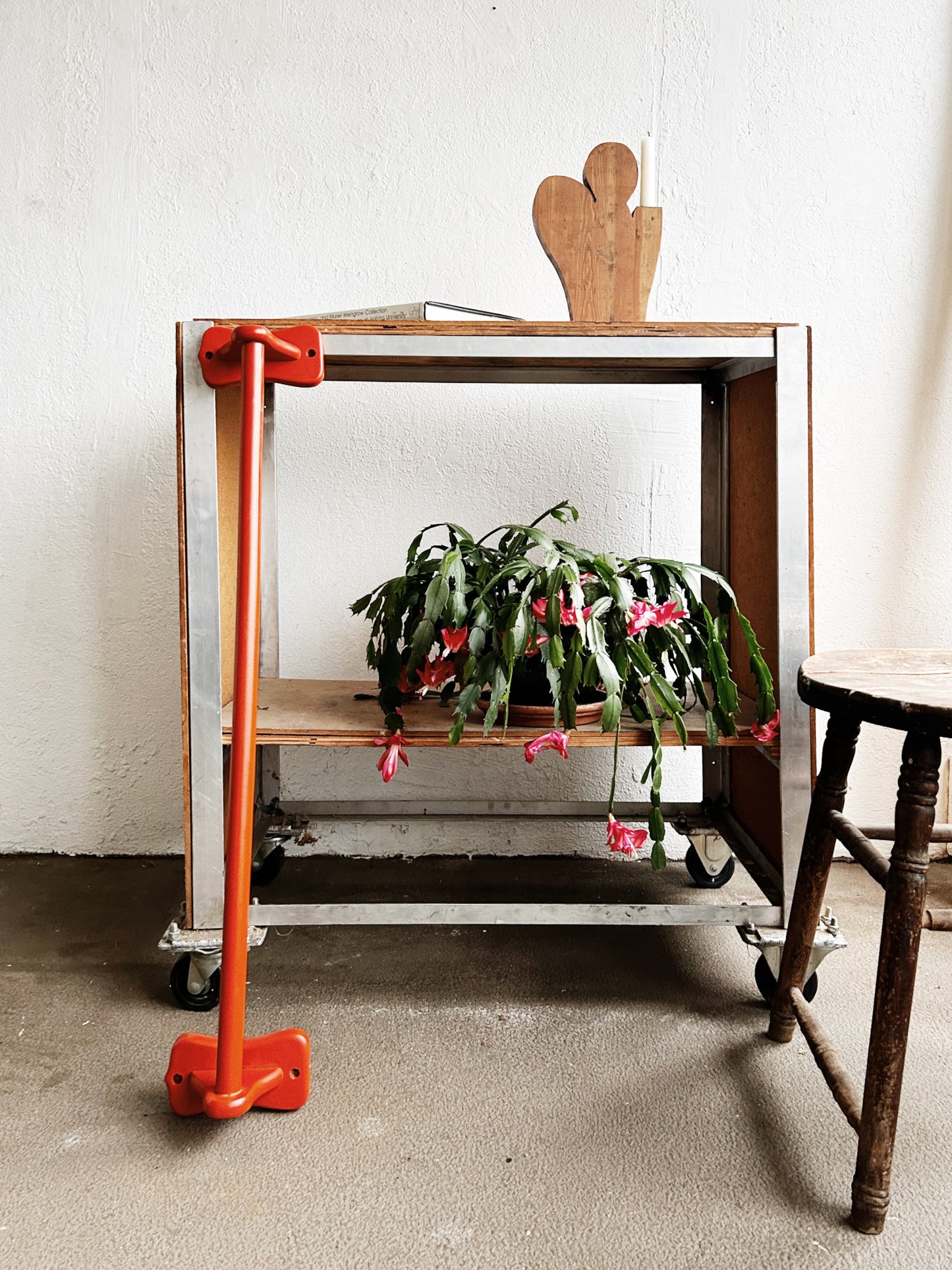 Vintage Industrial Work Cart