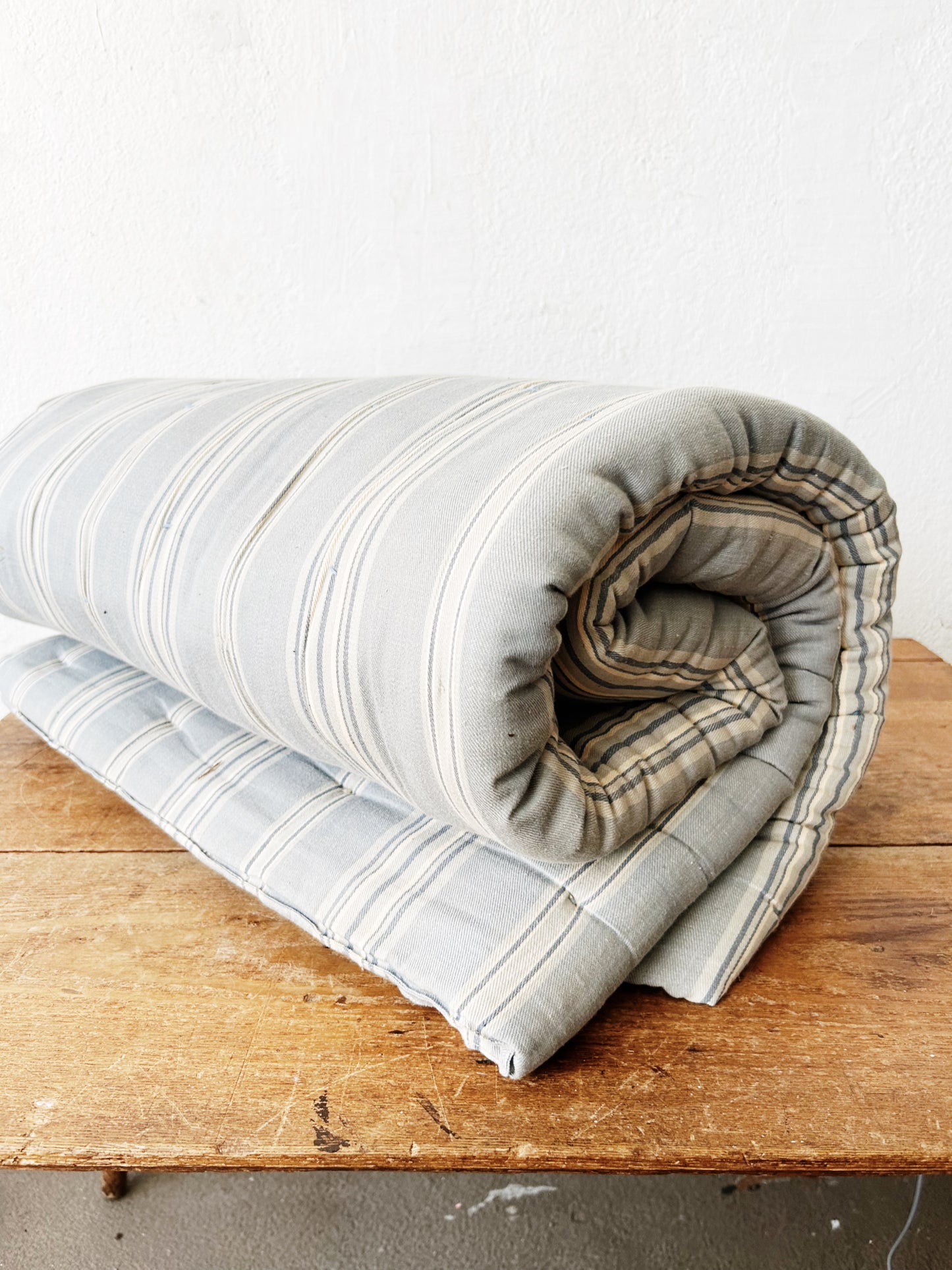Vintage Cotton Ticking Mattress Duvet
