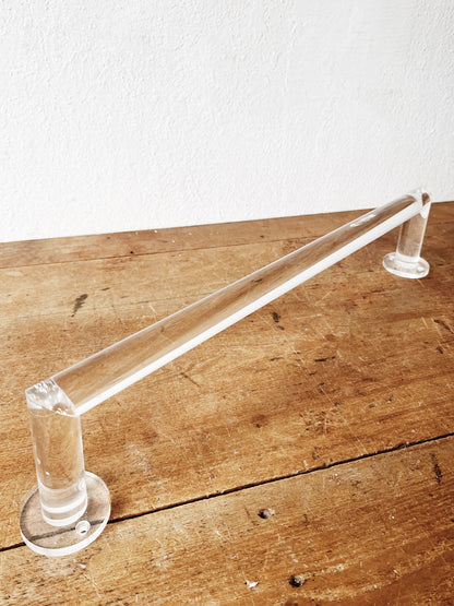 Vintage Lucite Towel Bar