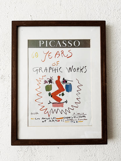 Vintage Framed Picasso Art Print