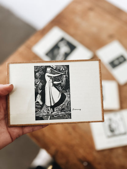 1930s Rockwell Kent Woodblock Print