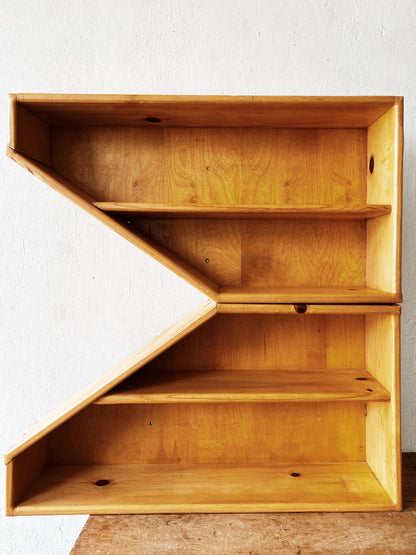 Handmade Trapezoid Shelf