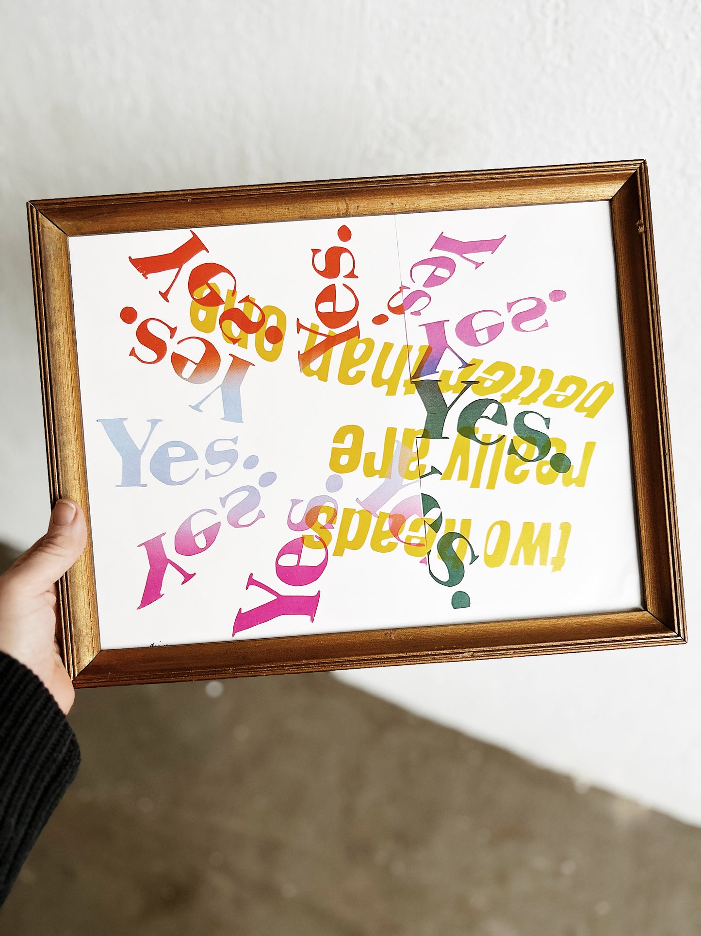 1968 Framed Corita Kent Poster