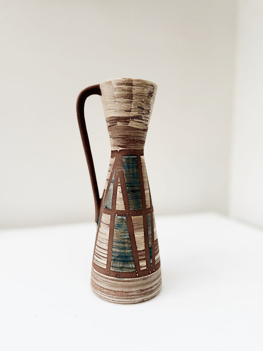 Vintage German Painted Vase