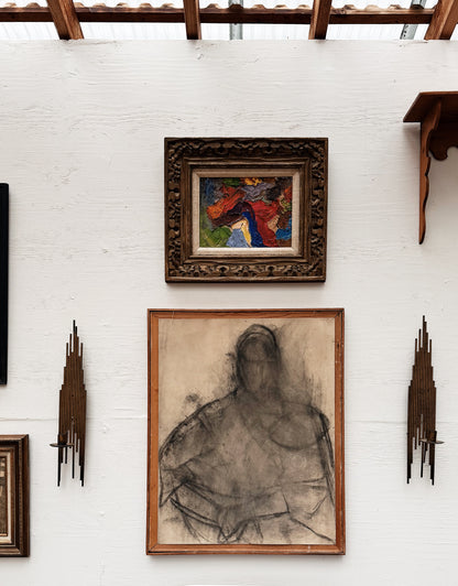 Mid Century Impasto Abstract