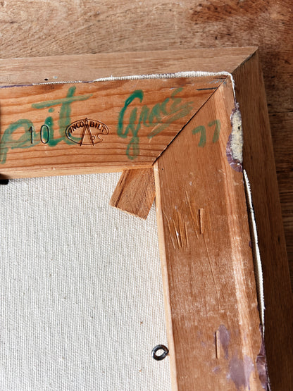 Vintage Original Framed Painting