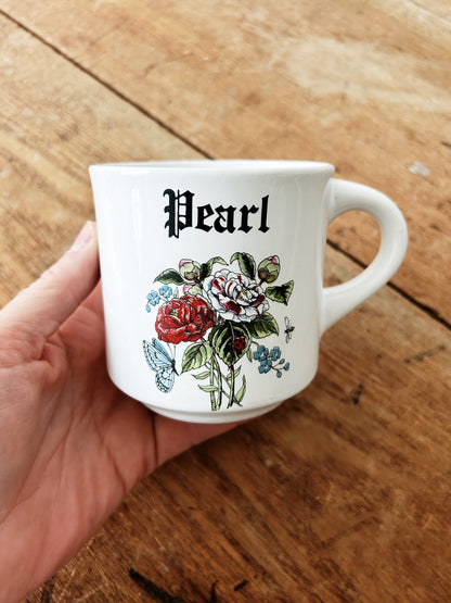 Vintage Pearl Mug
