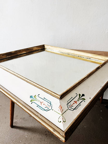 Handpainted Vintage Mirror
