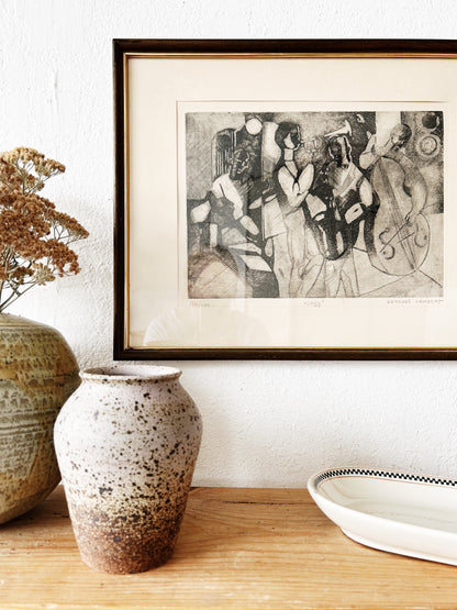 Signed Mid Century Georges Lambert Etching