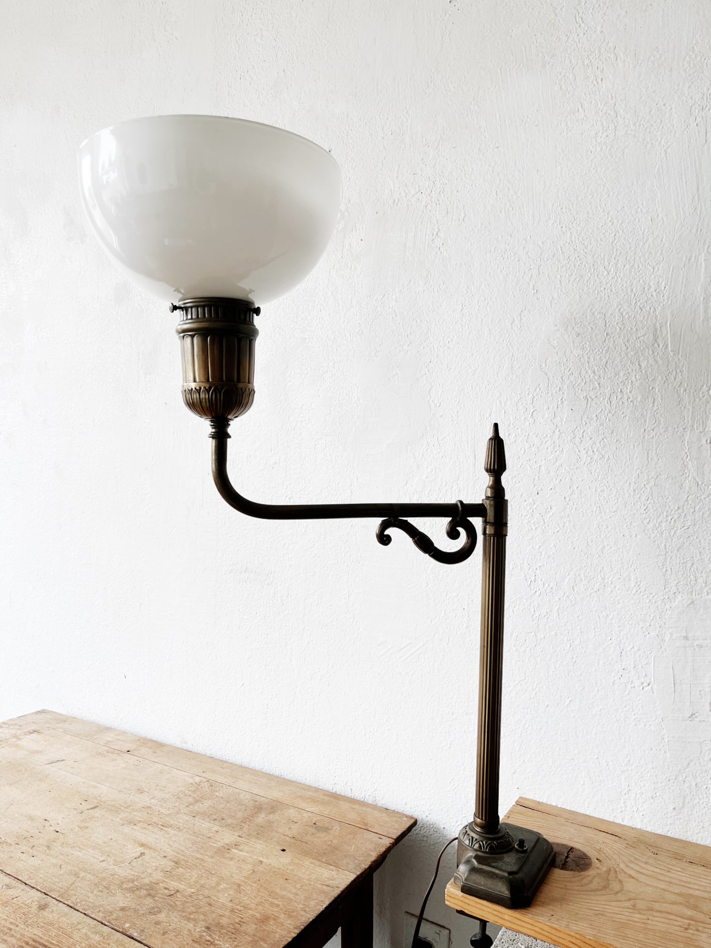 Antique Swing Arm Lamp