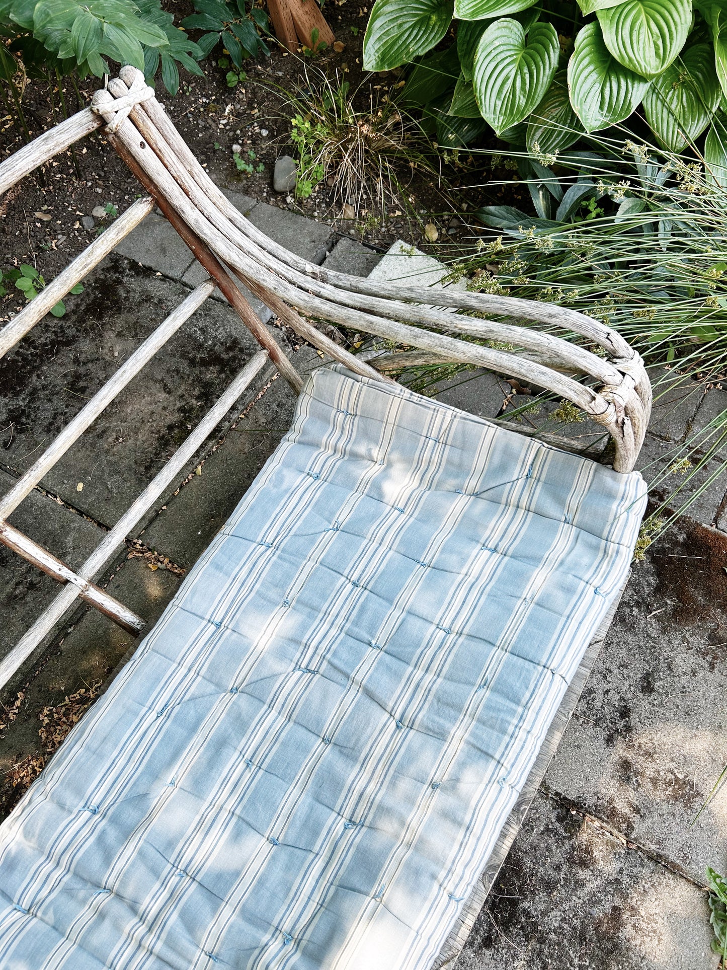 Vintage Cotton Ticking Mattress Duvet