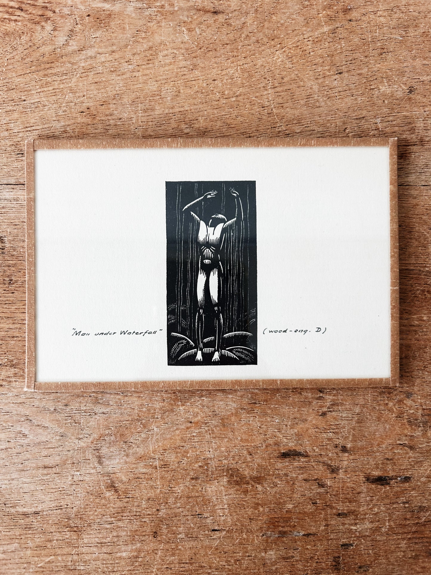 1930s Rockwell Kent Woodblock Print