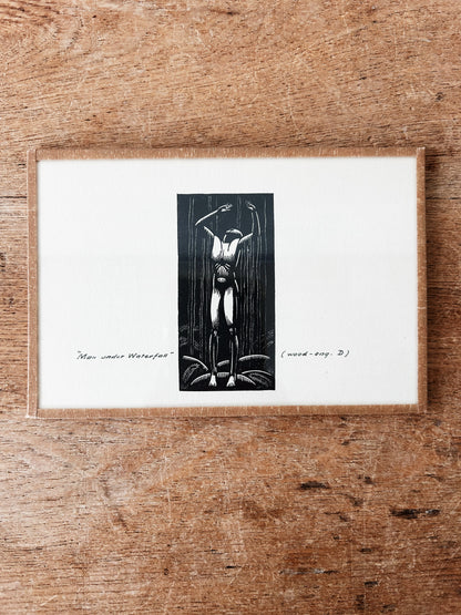 1930s Rockwell Kent Woodblock Print