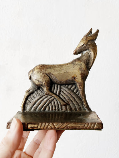 Art Deco Bronze Bookend