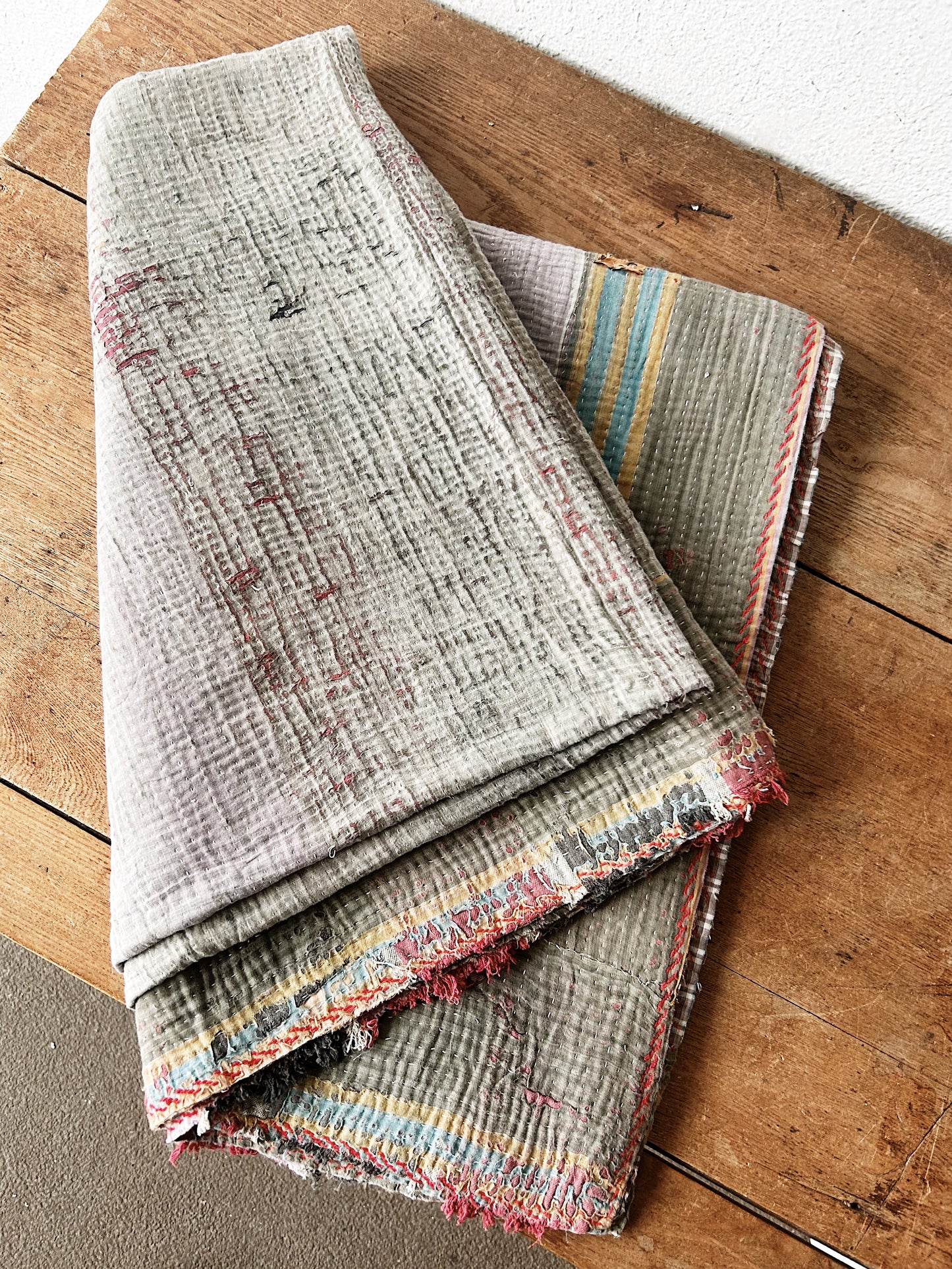 Vintage Kantha Quilt