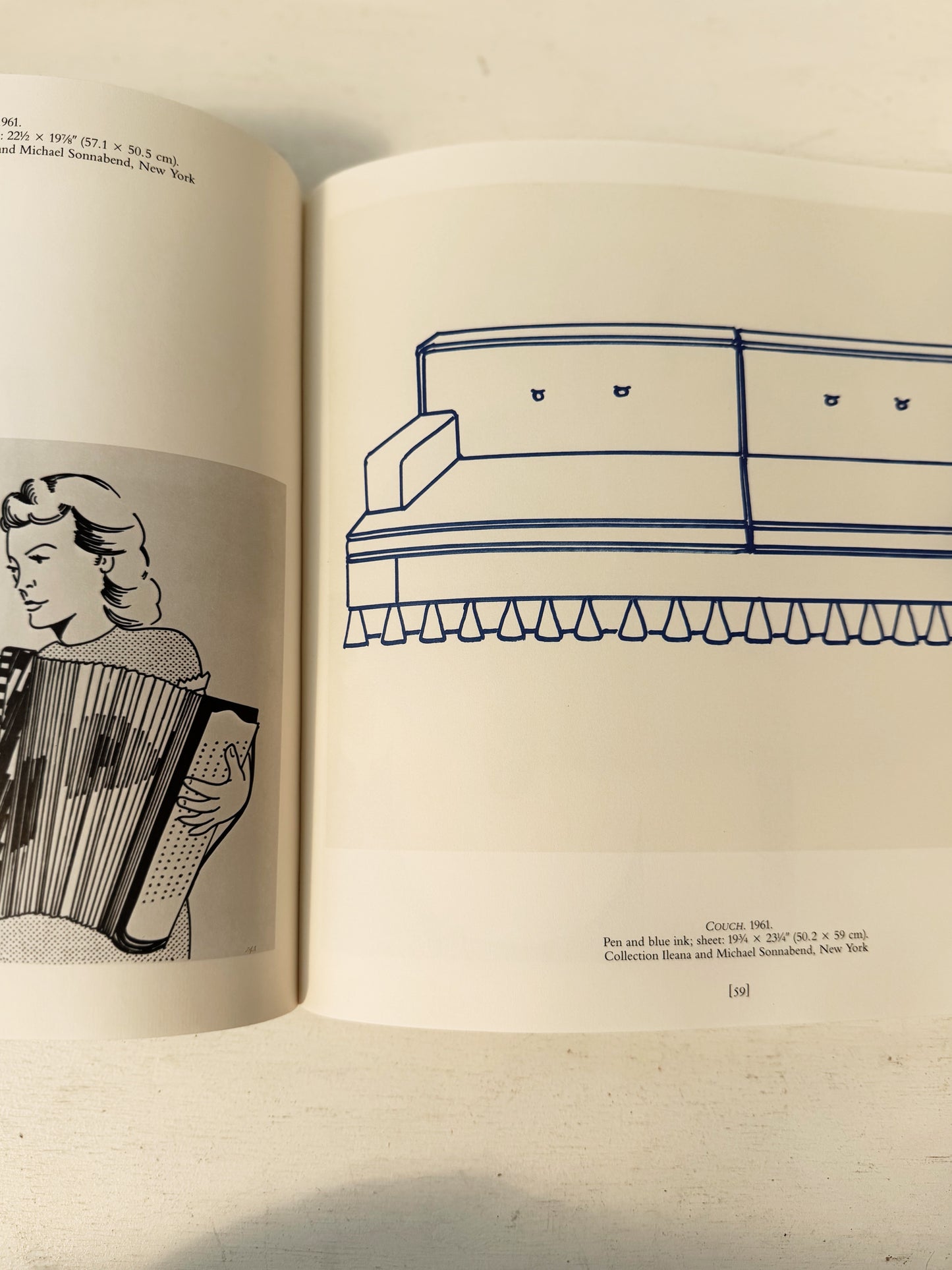Vintage MOMA Drawings of Roy Lichtenstein