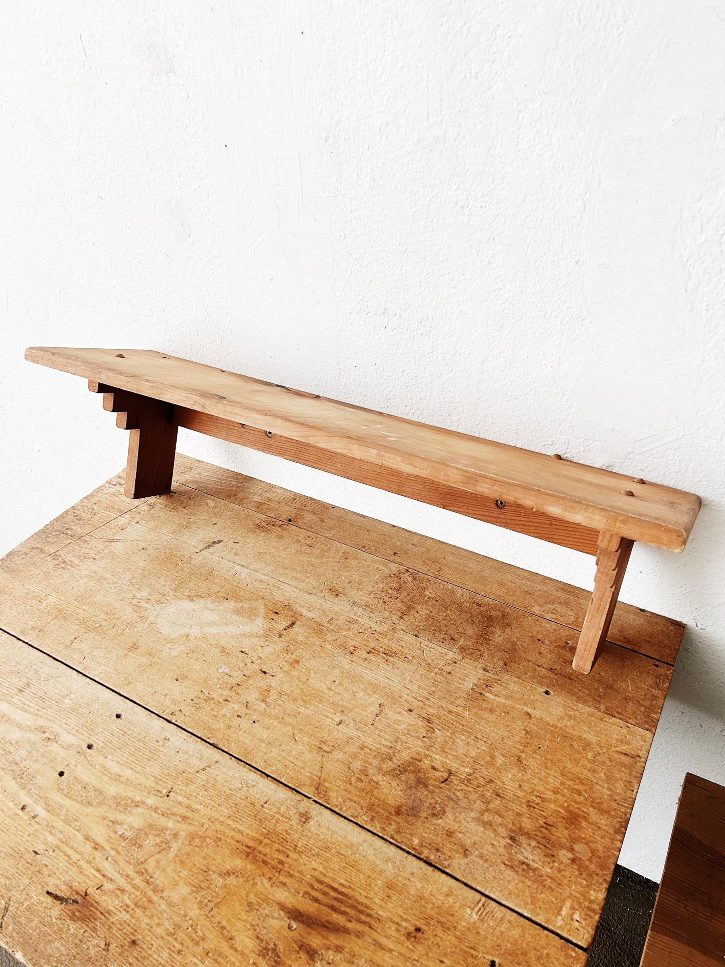 Vintage Wood Wall Shelf