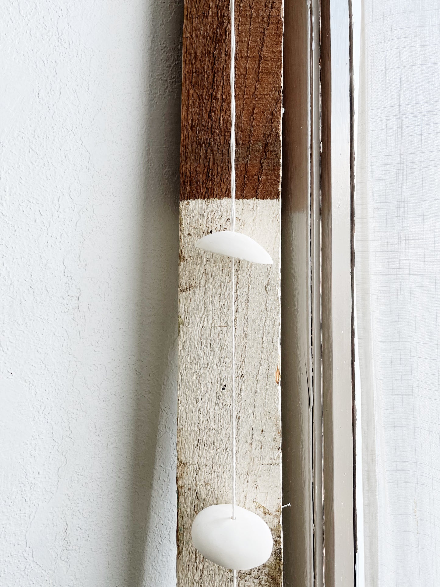 Handmade Ceramic Moon Chimes