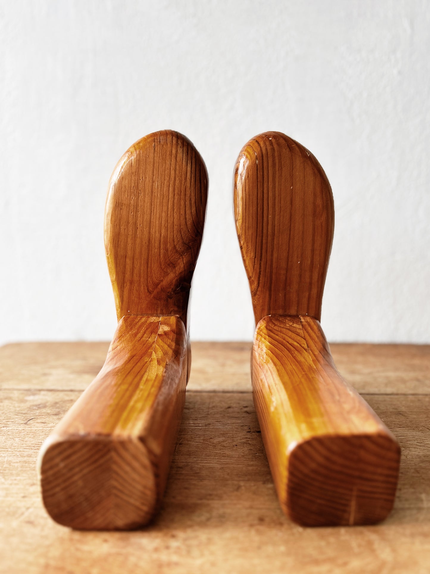 Pair Vintage Folk Art Feet