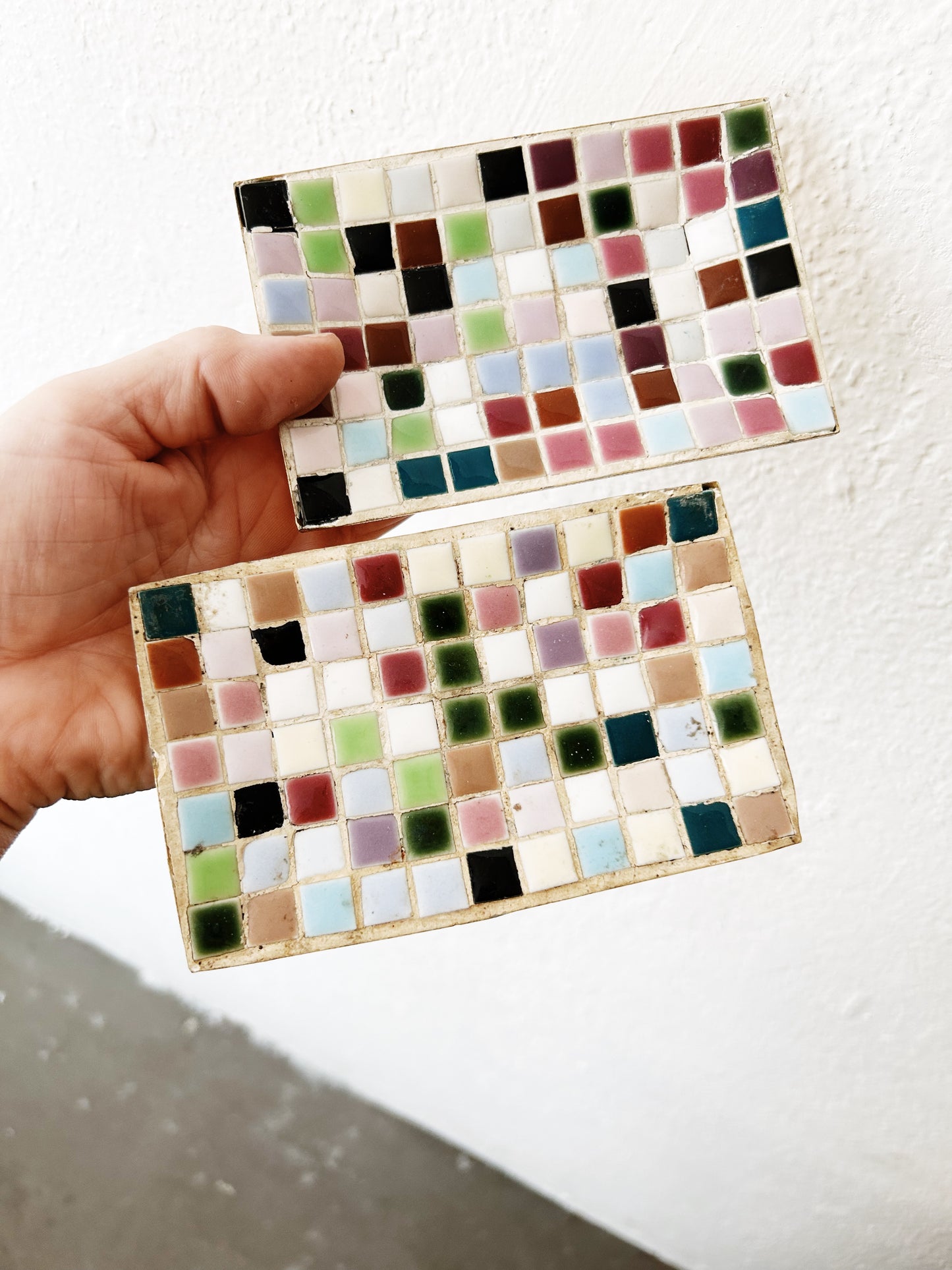 Vintage Mosaic Tile Dish