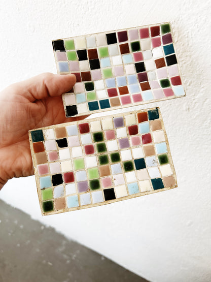 Vintage Mosaic Tile Dish