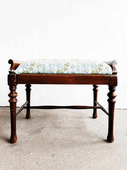 Antique Upholstered Bench