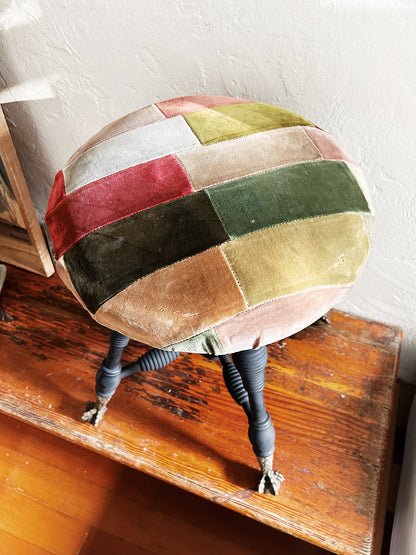 Antique Ball and Claw Spindle Stool
