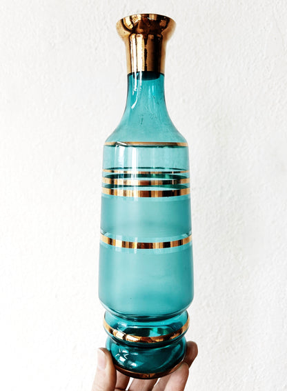 Vintage Bohemian Czech  Decanter