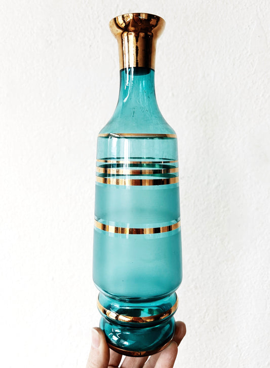 Vintage Bohemian Czech  Decanter