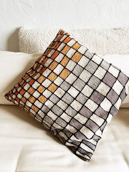 Woven Wool Kilim Pillow