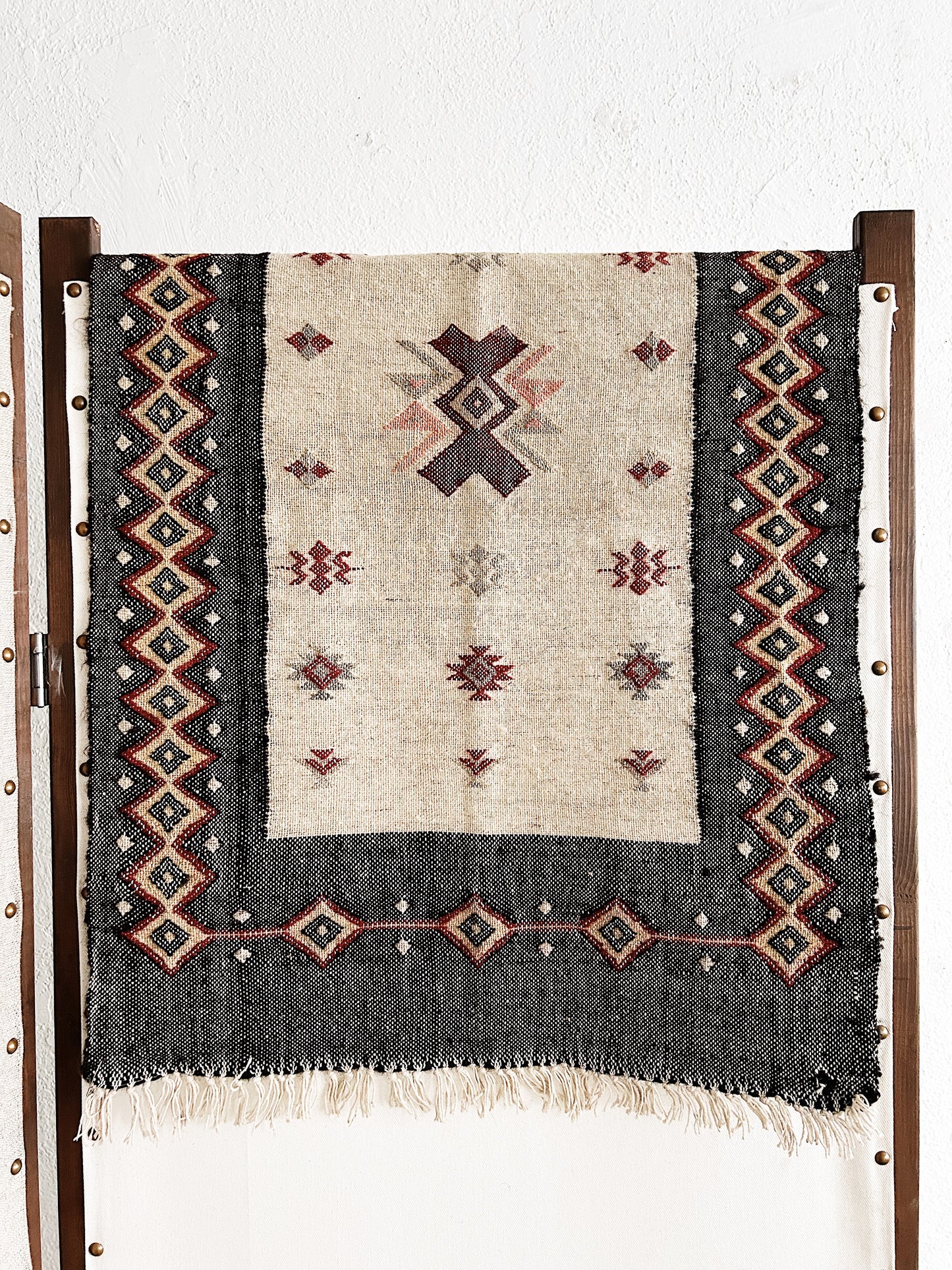 Vintage Handmade Wool Rug