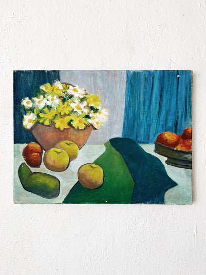 Vintage Fauvist Still Life Painting