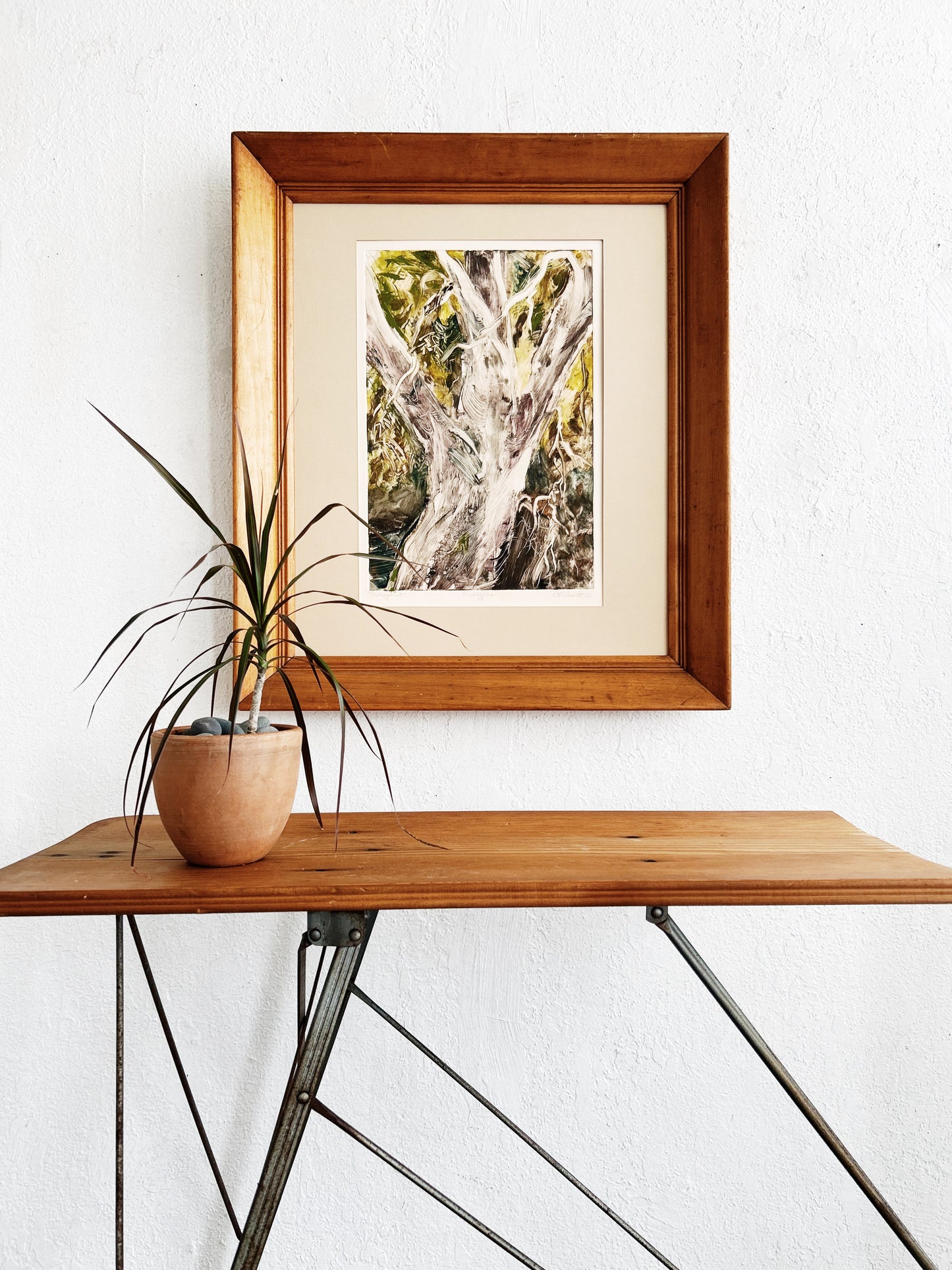 Vintage Dale Schmidt Monoprint ‘Eucalyptus’