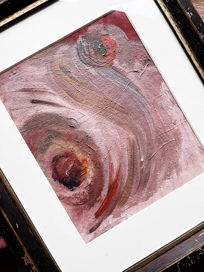 Vintage Abstract Oil Painting