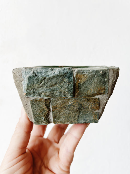 Slate Mosaic Stone Planter