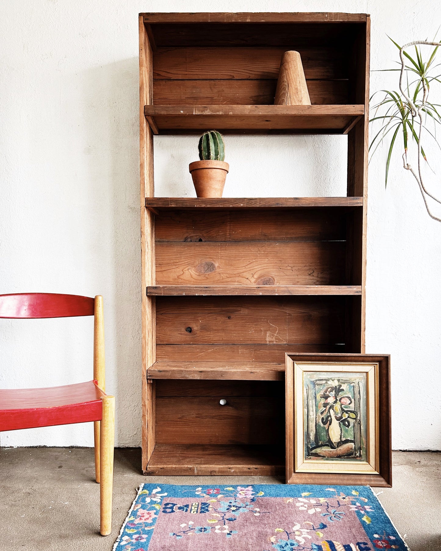 Vintage Hand Knotted Wool Rug